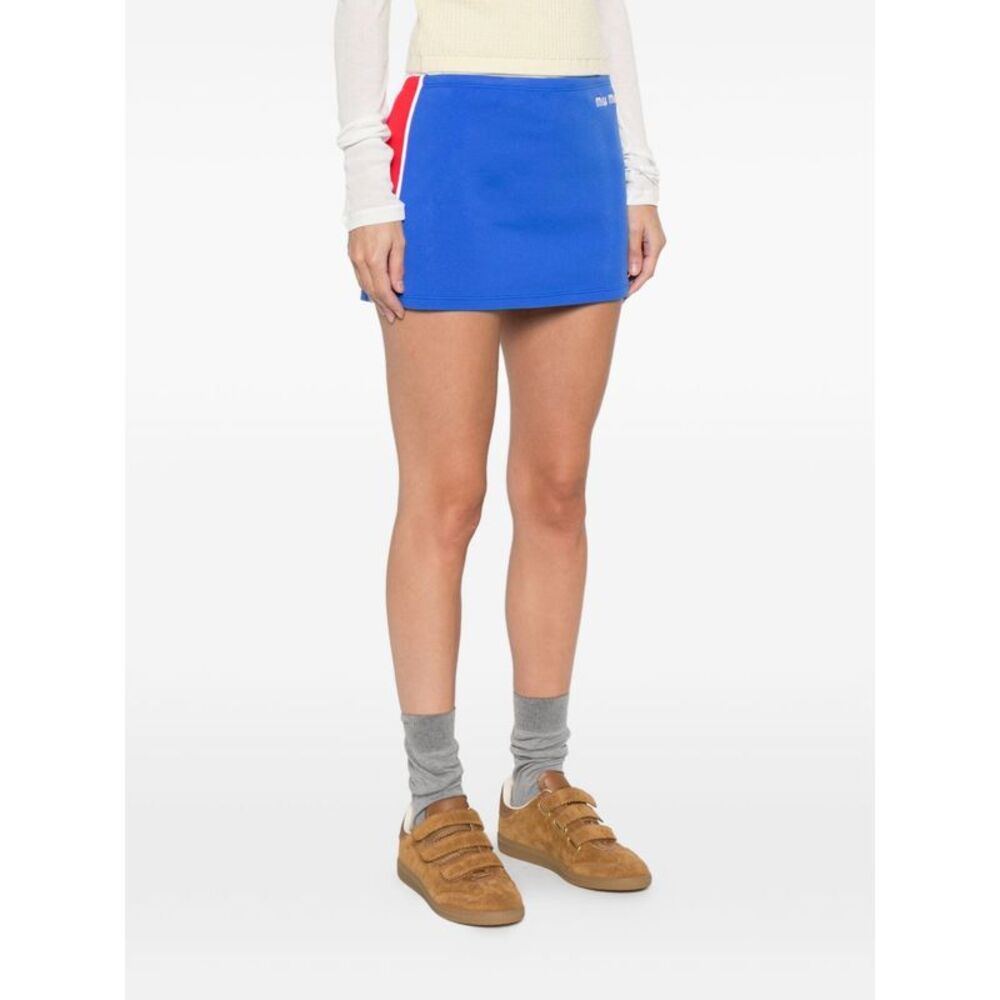 Miu Miu Women Nylon Mini Skirt - Picture 2 of 5